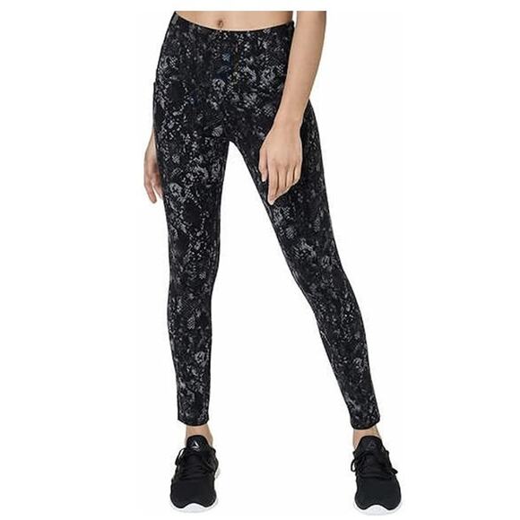 Tuff Athletics Womens High Waisted Legging with Pockets Black Snack- Small - Picture 1 of 3